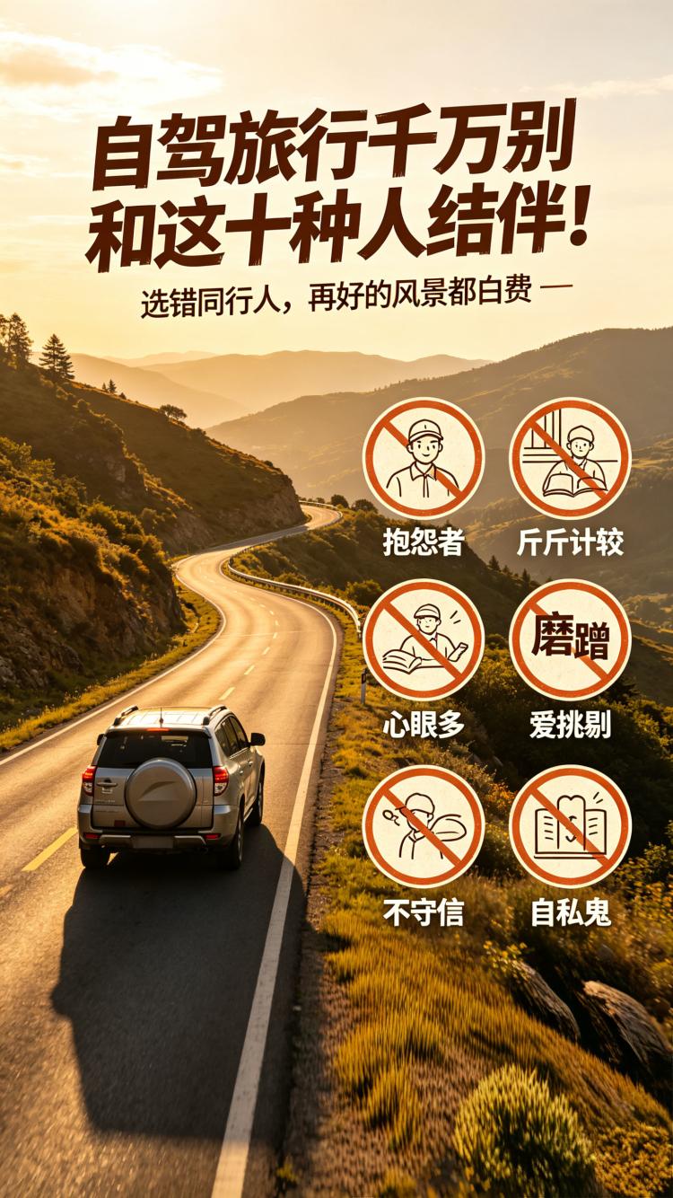 自驾游场景插图
