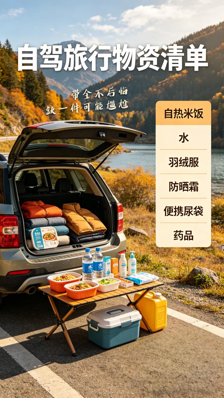 自驾物资储备